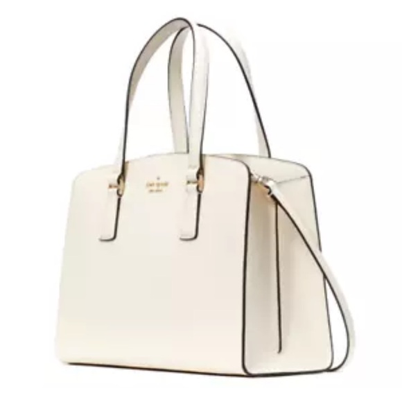 New Kate Spade Perry Medium Satchel Saffiano Leather Meringue - Picture 3 of 5